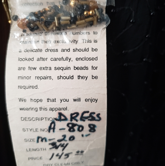 BLACK Evening dress by MILANO - Picture 7 of 8